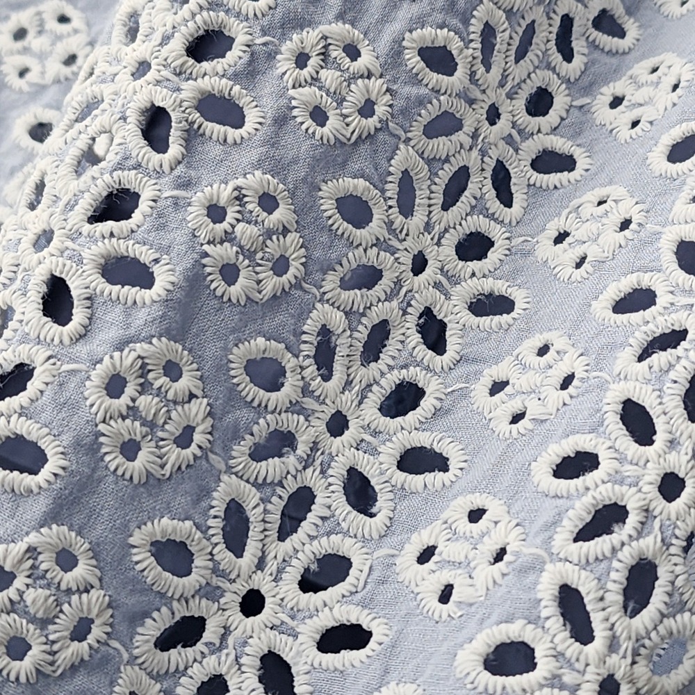 Joe‎ Jillian Harris Eyelet Tiered Dress Womens Small Prairie Farmhouse Cottage - Picture 6 of 15